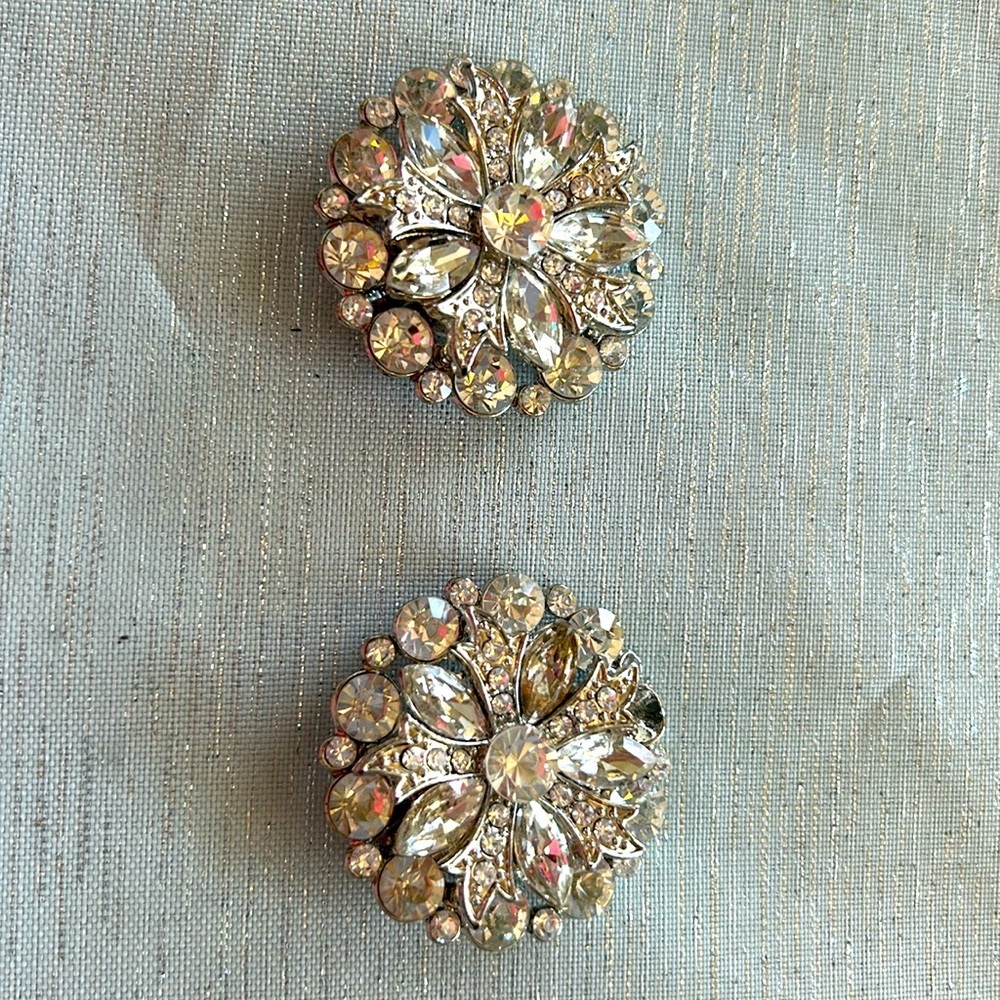 Rhinestone Shoe Clips